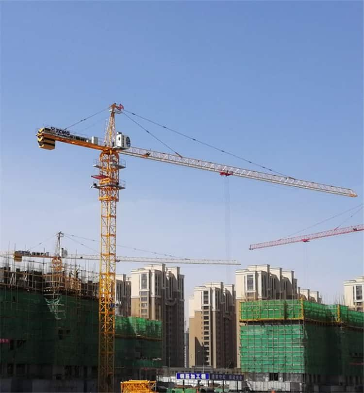 XCMG Official Qtz80 Construction Tower Crane with Spare Parts Price